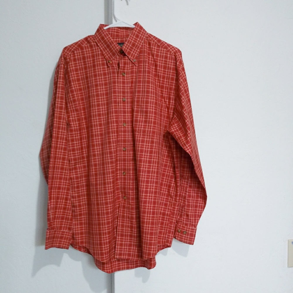 Brooks Brothers gingham plaid buttondown shirt